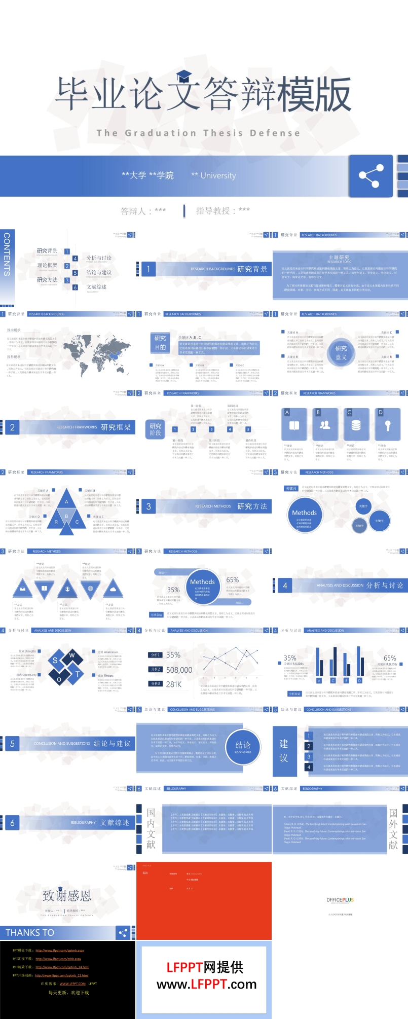 簡(jiǎn)約畢業(yè)論文答辯PPT模板