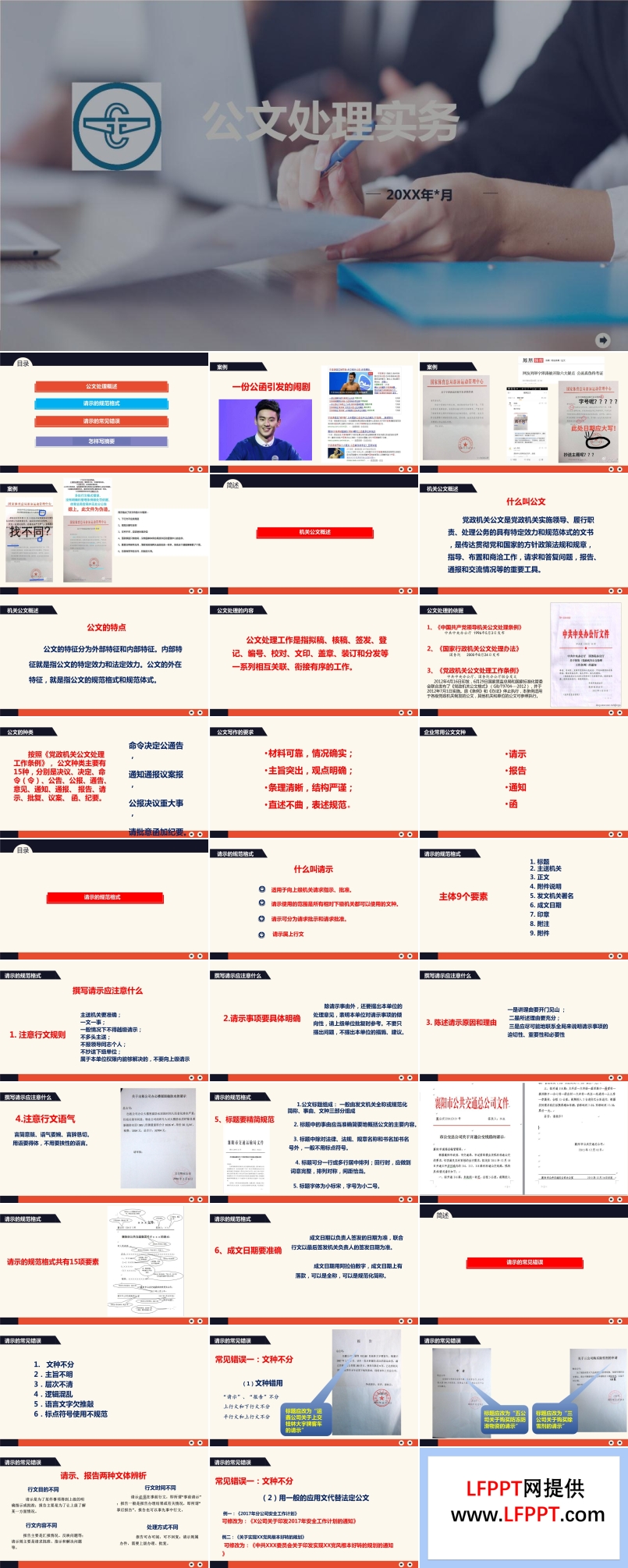 寫(xiě)公文的技巧和方法PPT課件