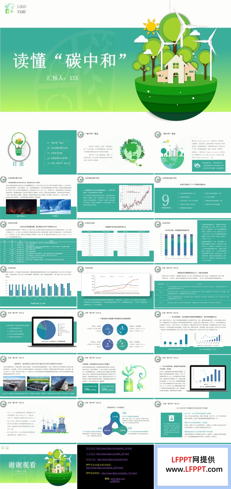 解讀碳達(dá)峰碳中和ppt課件