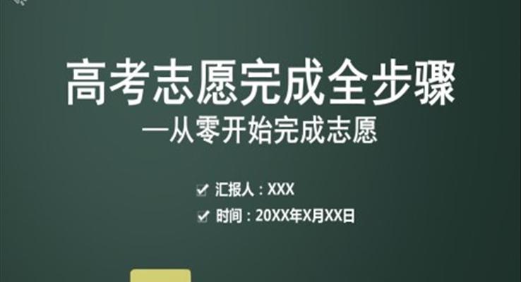 高考志愿填報技巧與指南2021ppt課件