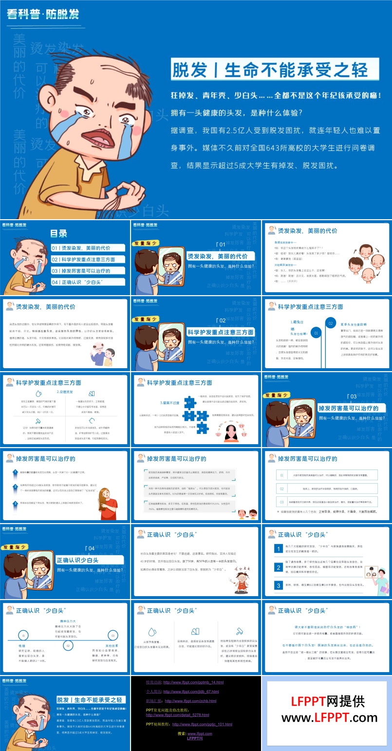 防脫發(fā)知識(shí)PPT課件