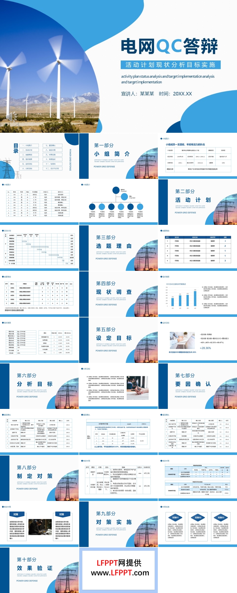 電網(wǎng)QC答辯PPT