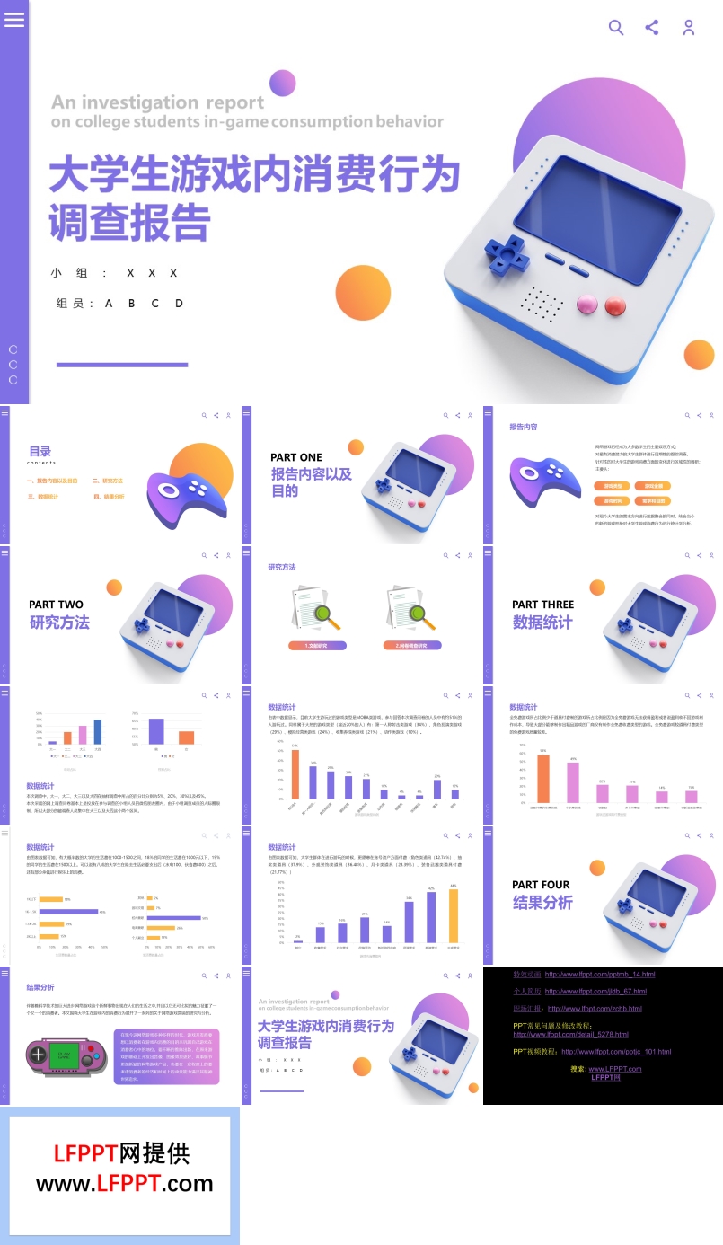 大學(xué)生游戲消費(fèi)行為調(diào)查報(bào)告PPT
